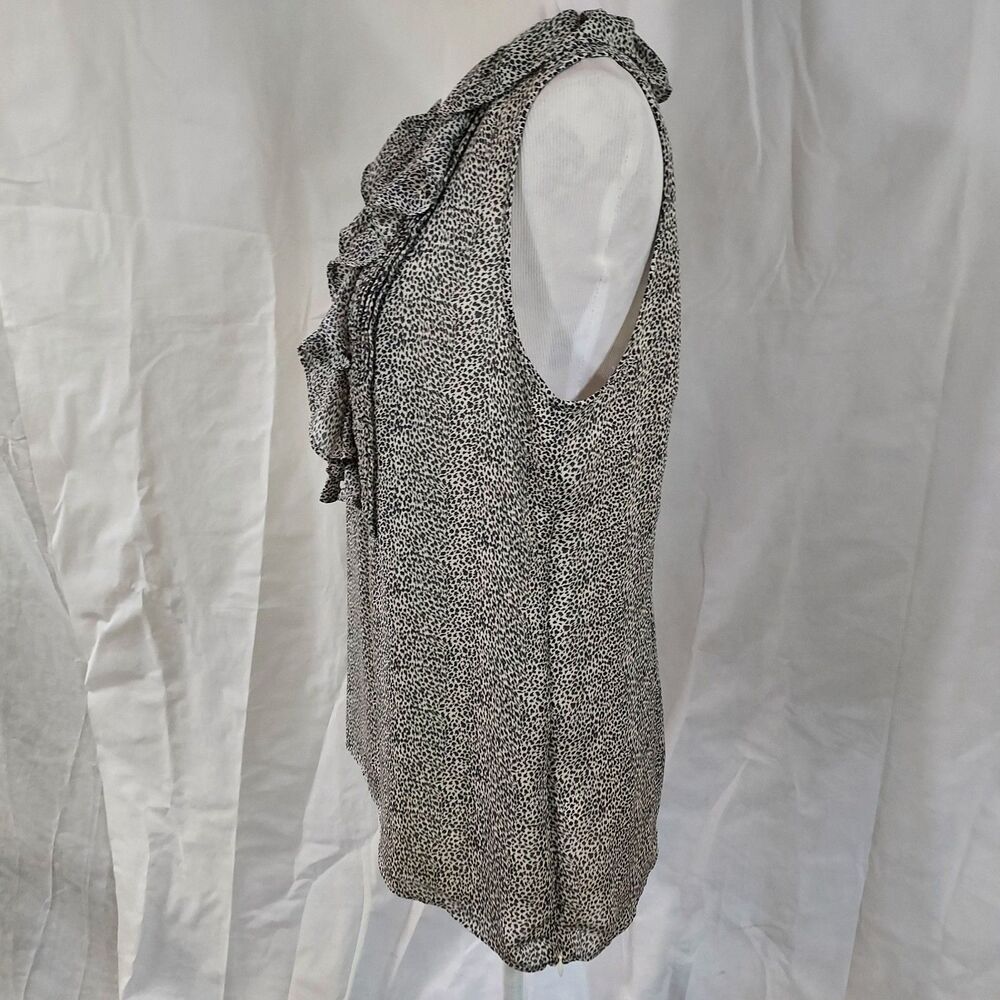Banana Republic Monochrome Ruffle Blouse - Picture 5 of 13